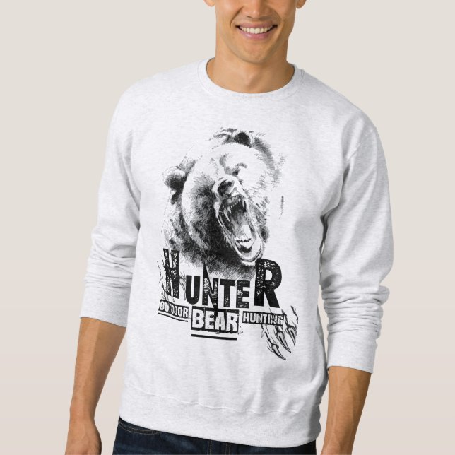 Sweatshirt Uniquement pour les vrais chasseurs T-shirt (Devant)