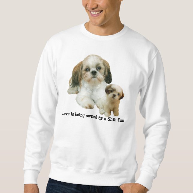 Sweatshirt unisexe d'amis de Shih Tzu (Devant)
