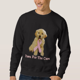 Sweatshirt unisexe de cancer du sein de golden