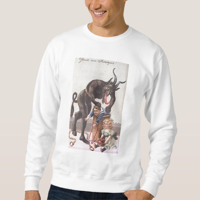 Sweatshirt unisexe de Krampus (Devant)