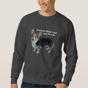 Sweatshirt unisexe émouvant de corgi de Gallois d