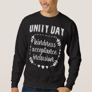 Sweatshirt Unité anti-intimidation Orange Day To Be Kind Be C