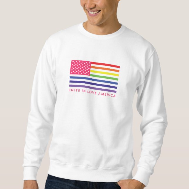Sweatshirt Unite In Love America - (Devant)