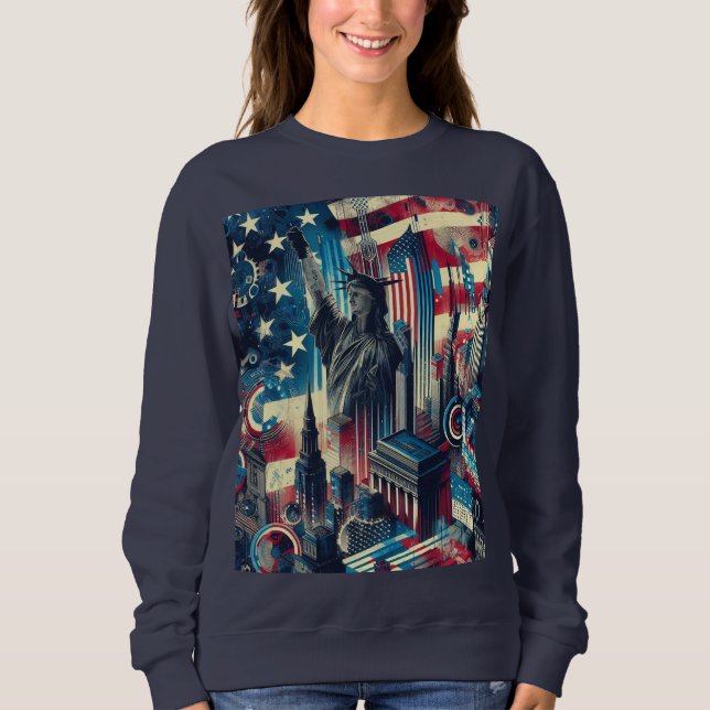 Sweatshirt United States Trendy Hoodie – Premium Streetwear  (Devant)