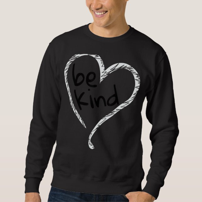 Sweatshirt Unity Day Orange  Heart Be Kind Anti Bullying (Devant)