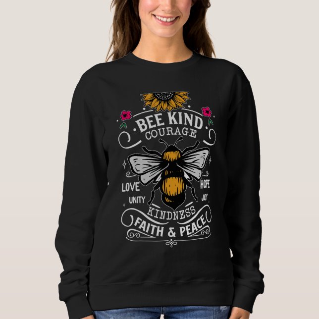 Sweatshirt Unity Day Orange  Heart Be Kind Anti Bullying (Devant)