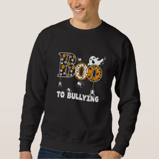 Sweatshirt UNITY DAY Orange Tee Anti Bullying Be kind Boo To