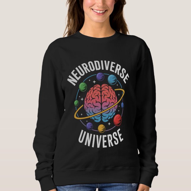 Sweatshirt Univers neurodiverse (Devant)