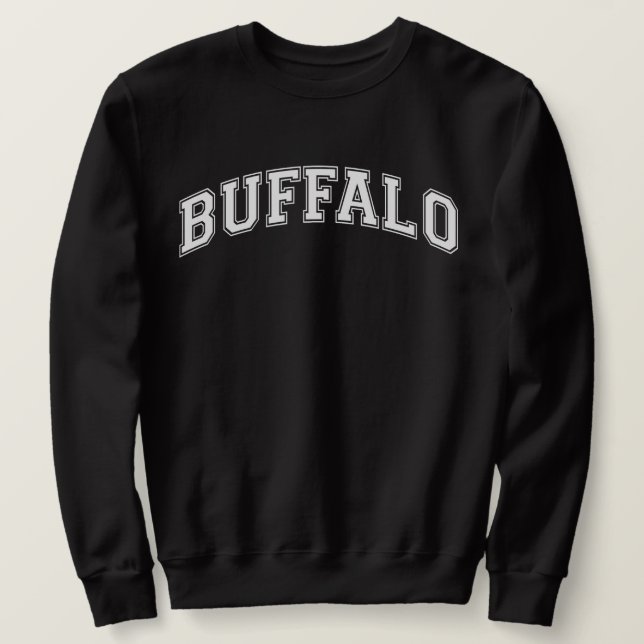 Sweatshirt Université BUFFALO Sweater America College (Design devant)