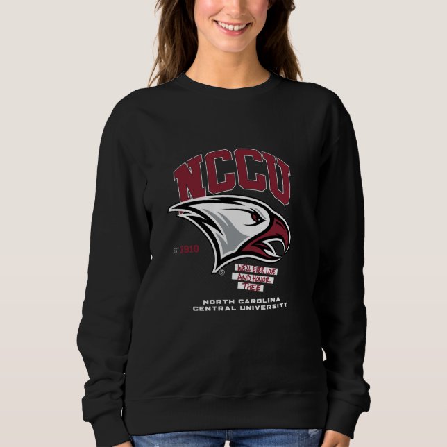 Sweatshirt Université centrale de Caroline du Nord - NCCU - E (Devant)