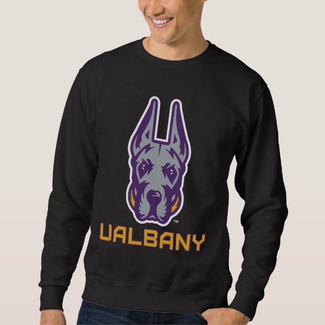 Sweatshirt Université d'Albany Great Danes (Devant)