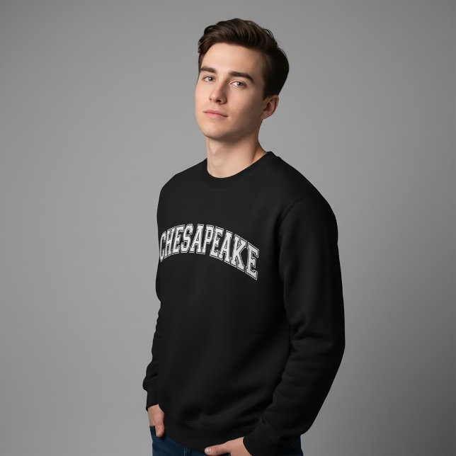 Sweatshirt Université de CHESAPEAKE de style américain Collèg (Créateur téléchargé)
