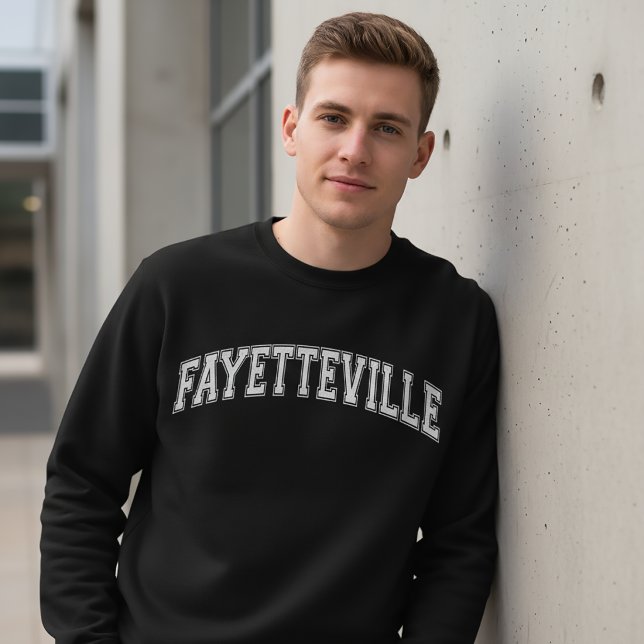 Sweatshirt Université de FAYETTEVILLE de style américain Coll (Créateur téléchargé)