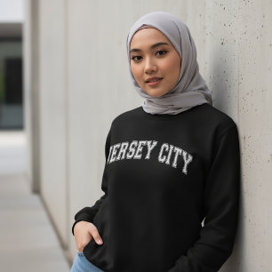 Sweatshirt Université de JERSEY CITY de style américain Colle
