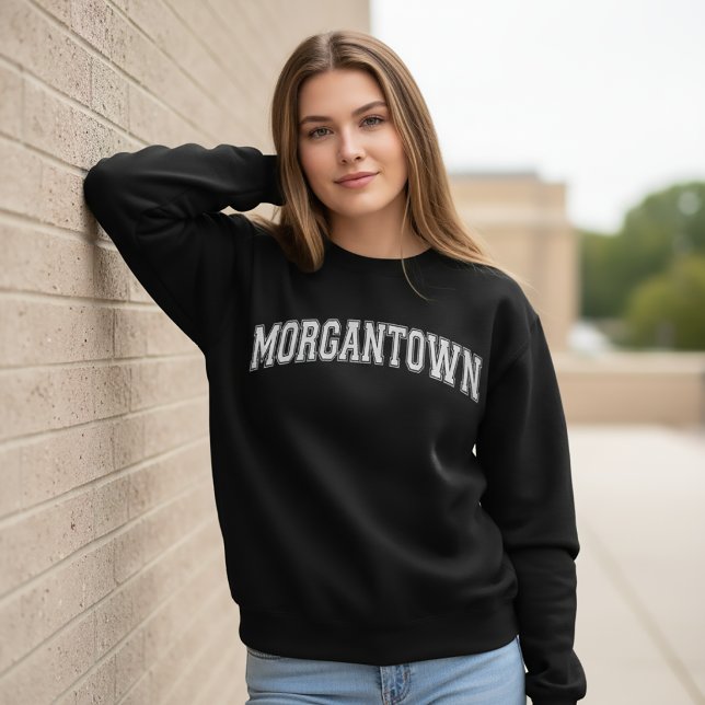 Sweatshirt Université de MORGANTOWN de style américain Colleg (Créateur téléchargé)