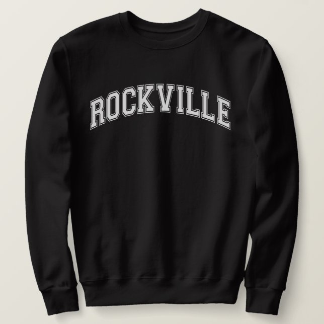 Sweatshirt Université de ROCKVILLE Sweater America College (Design devant)