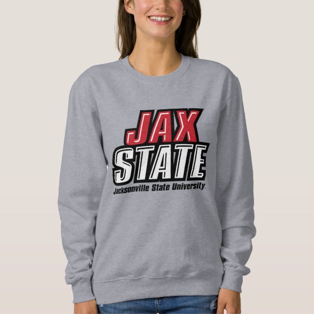 Sweatshirt Université d'État de Jacksonville JAX STATE Logo (Devant)