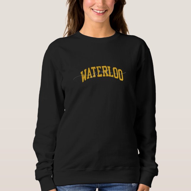 Sweatshirt Université fille de Waterloo  (Devant)