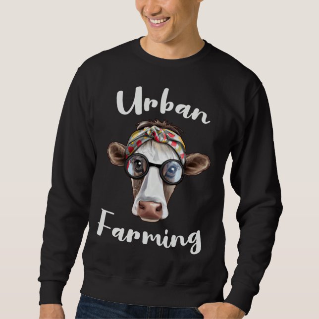 Sweatshirt Urban Farming for Urban Farmers with Homestead Gar (Devant)