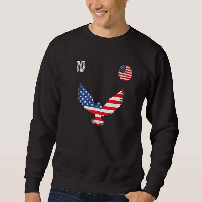 Sweatshirt USA Soccer American Football USA Soccer Eagle Prem (Devant)