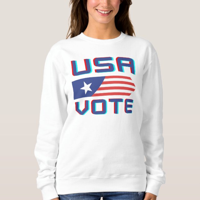 SWEATSHIRT USA VOTE (Devant)