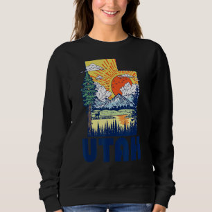 Sweatshirt Utah Nature & Outdoors State Pride Mountains & Tre