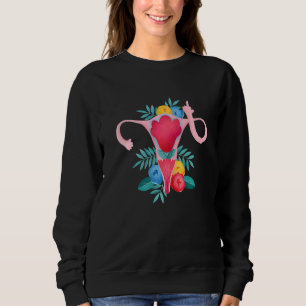Sweatshirt Uterus montre le féminisme féministe du doigt moye