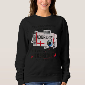 Sweatshirt Uxbridge Girl Uxbridge Boarding Pass Uxbridge