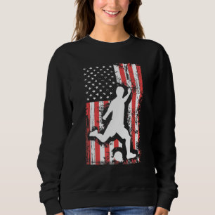 Sweatshirt VACANCES 365 Soccer US Grunge Drapeau américain 4e