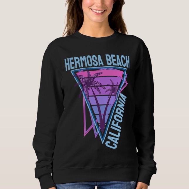 Sweatshirt Vacances à Hermosa Beach  2 (Devant)