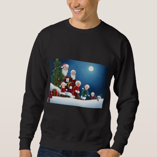 Sweatshirt vacances de noël (Devant)