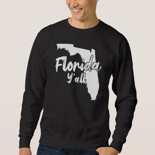 Sweatshirt Vacances d'été à la plage en Floride Y'All   (Devant)