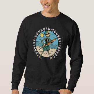 Sweatshirt Vacances d'été Coucher de soleil Coucher de soleil