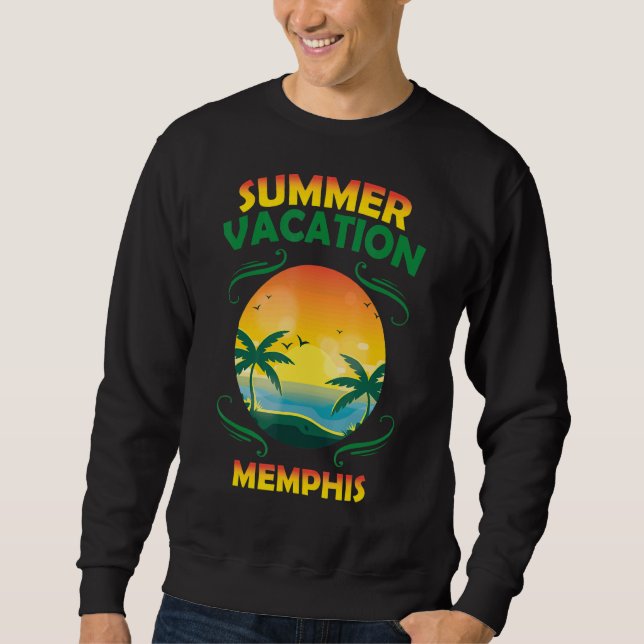 Sweatshirt Vacances d'été Memphis (Devant)
