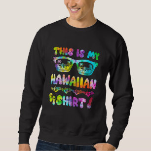 Sweatshirt Vacances d'été uniques C'est mon homme hawaïen fem