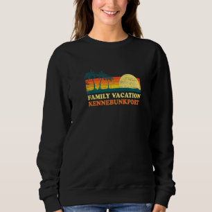 Sweatshirt Vacances en famille Kennebunkport American Maine U