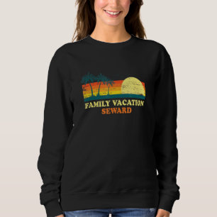 Sweatshirt Vacances en famille Seward Américain Alaska États-