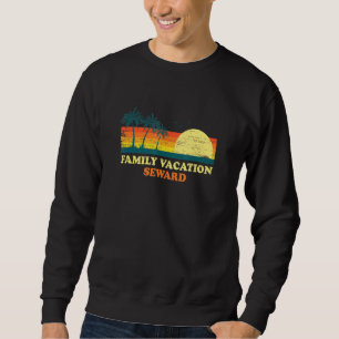 Sweatshirt Vacances en famille Seward Américain Alaska États-