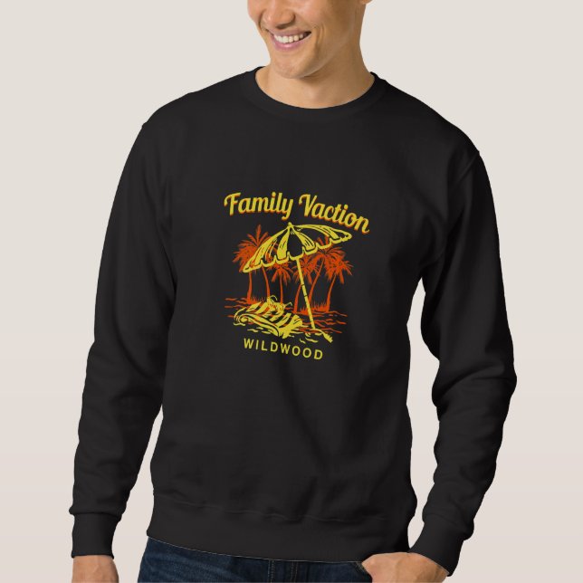 Sweatshirt Vacances en famille Wildwood Keepsaké New Jersey R (Devant)