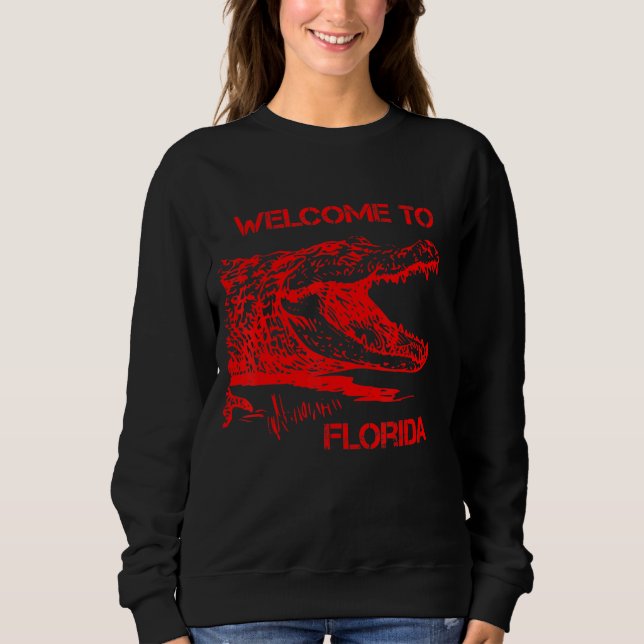 Sweatshirt Vacances en Floride (Devant)