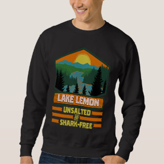 Sweatshirt Vacances Lac Citron Non Salé et Sans Requin