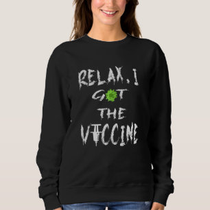 Sweatshirt Vacciné Rétro Tee Croit En Vaccins Immuniza