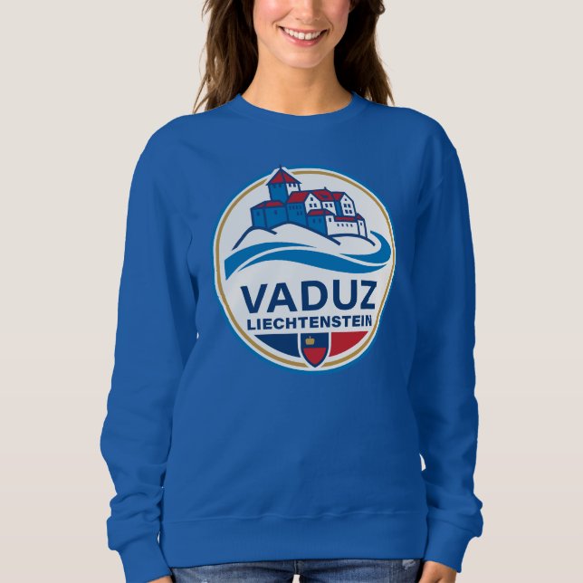 Sweatshirt Vaduz Liechtenstein Europe (Devant)