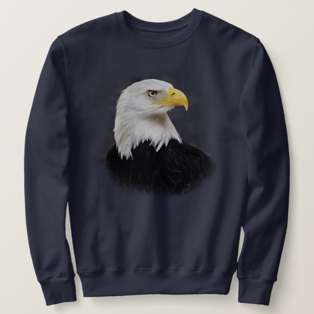 Sweatshirt Valentine bleu a inspiré le chandail d'Eagle (Design devant)