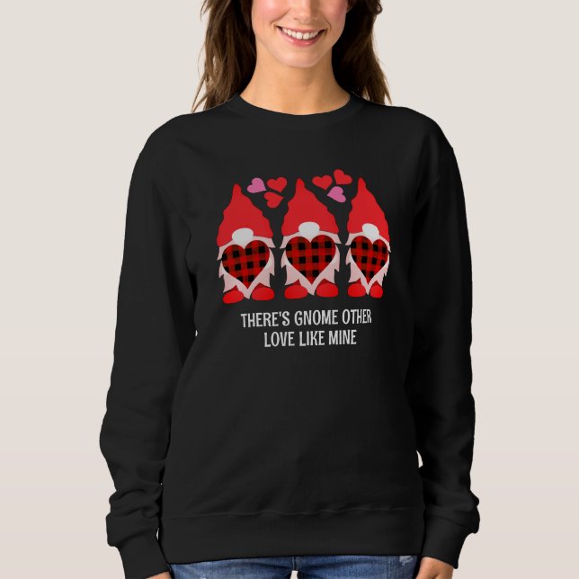 Sweatshirt Valentine GNOME AUTRE AMOUR COMME MINE Couples (Devant)
