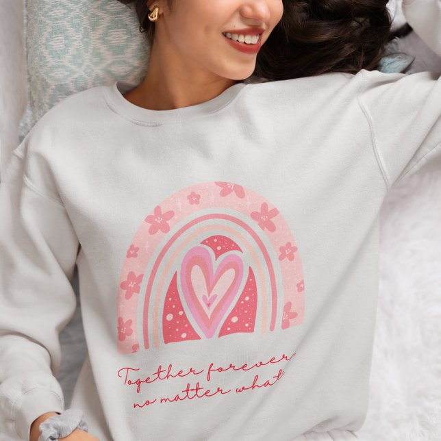 Sweatshirt valentine pour toujours (Créateur téléchargé)