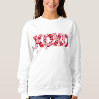 Sweatshirt Valentine XOXO PNG Sublimation Design
