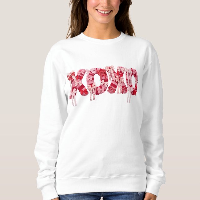 Sweatshirt Valentine XOXO PNG Sublimation Design (Devant)