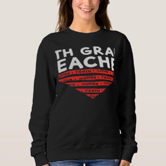 Sweatshirt Valentines Day 4th Grade Teacher Appreciation Hear