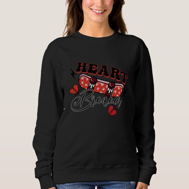 Sweatshirt Valentines day cute valentine valentines day  1 (Devant)